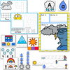 Preschool/Pre-K Math and Literacy: Weather Theme