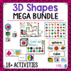 3D Shape Pack | Kindergarten Math