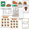 Preschool/ Pre-k Math & Literacy Centers | Thanksgiving Theme