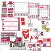 Valentine Themed Preschool/Pre-K Math and Literacy Centers
