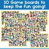 CVC Words I Spy 'Flip' Board Game | Medial Vowel /i/