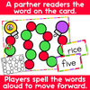 CVCe Words Board Game Christmas Themed