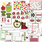 Preschool/ Pre-K Math & Literacy Centers Bundle | Themed Holidays and Seasons Sale