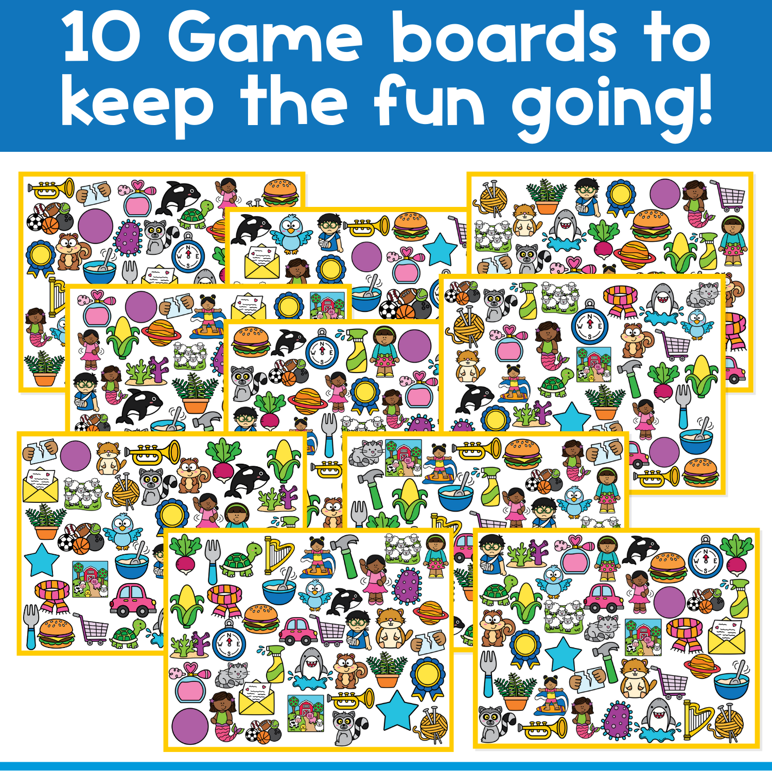 I Spy Board Game -R Controlled Vowels | Phonics | Articulation | Phonemes | Sensory