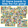 CVC Words I Spy 'Flip' Board Game | Medial Vowel /o/