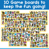 CVC Words I Spy 'Flip' Board Game | Medial Vowel /u/