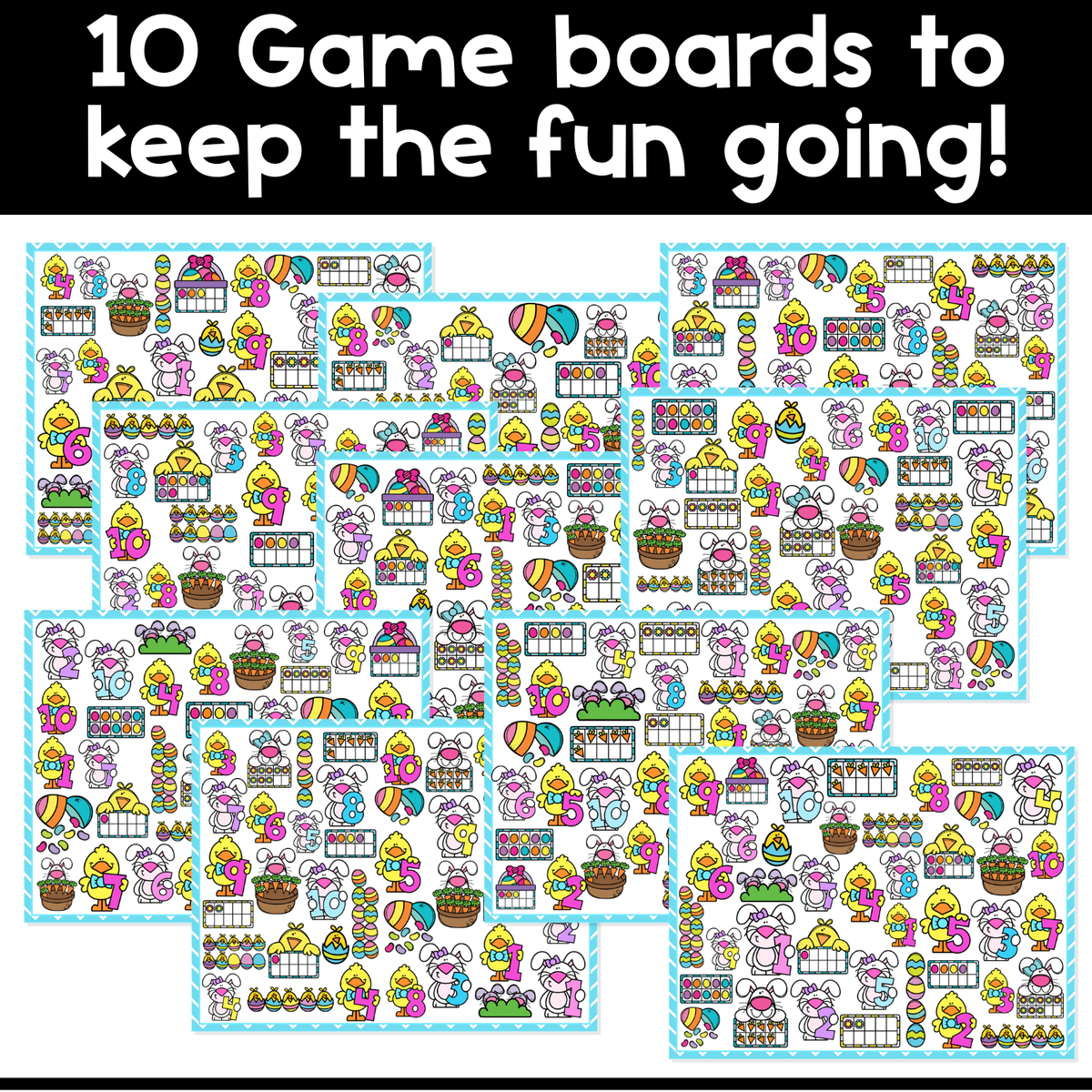 I Spy Board Game Easter Counting | Numbers 1–10 | Number Recognition | I Spy