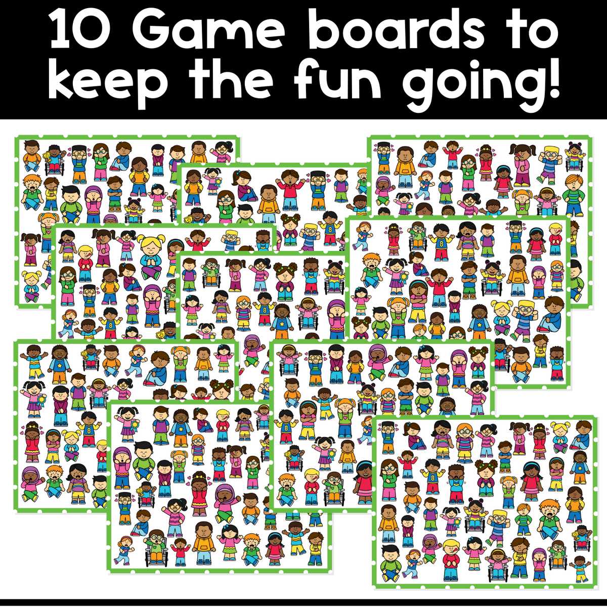 I Spy Board Game Emotions | SEL | Emotional Regulation | Visual Discrimination