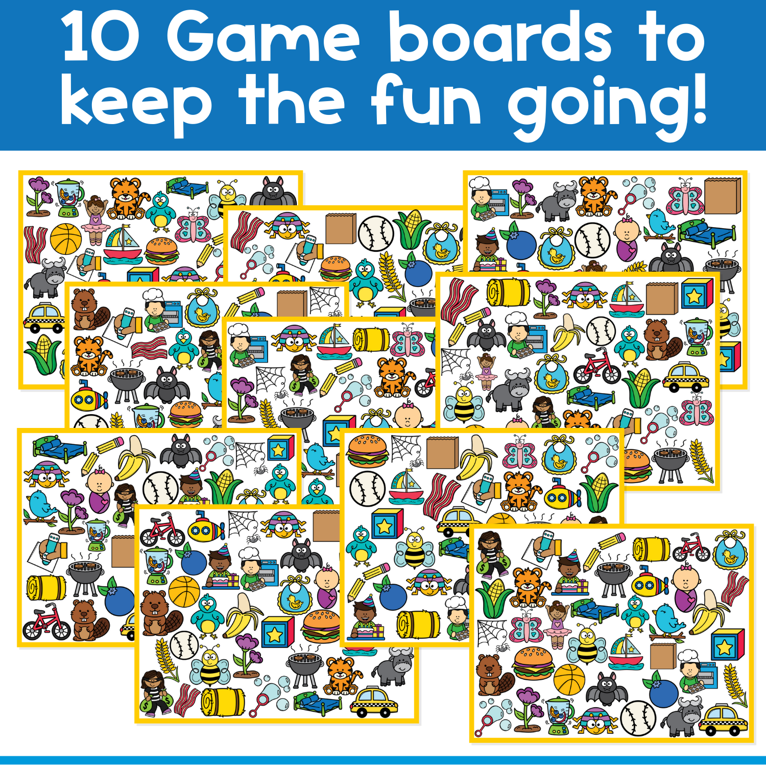 I Spy 'Flip' Board Game | Letter Sounds 'B' | Articulation | Sensory