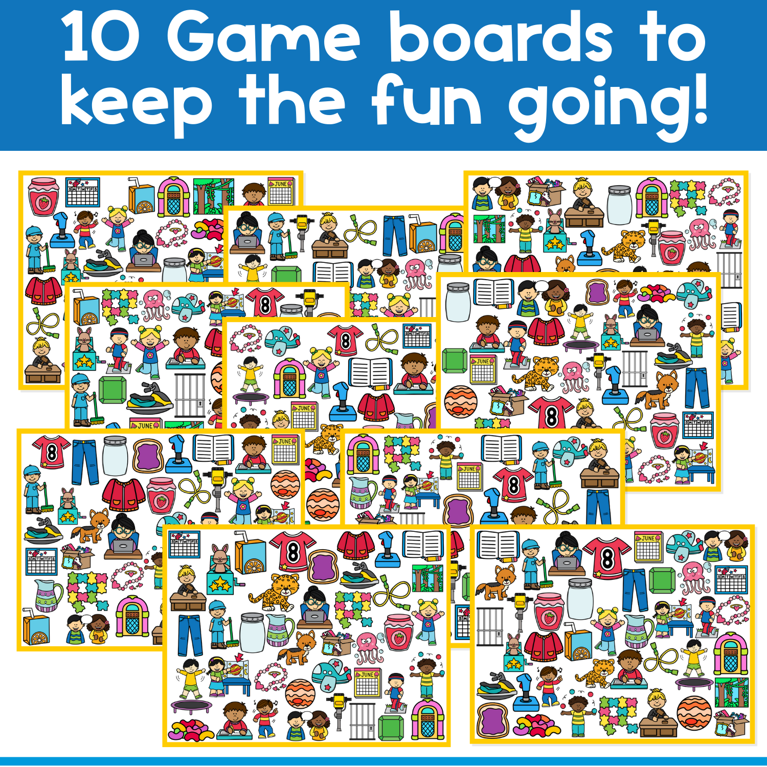 I Spy Board Game Letter Sound J | Phonics | Articulation | Phonemes | Sensory