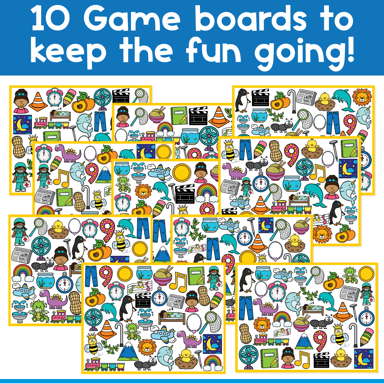 I Spy Board Game Letter Sound N | Phonics | Articulation | Phonemes | Sensory