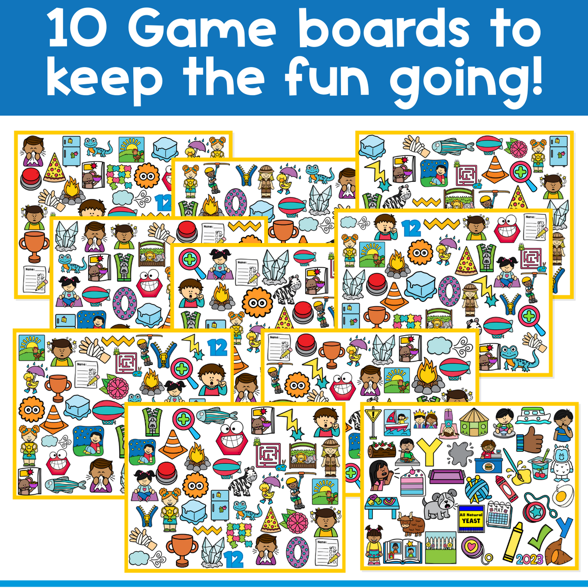 I Spy Board Game Letter Sound Z | Phonics | Articulation | Phonemes | Sensory