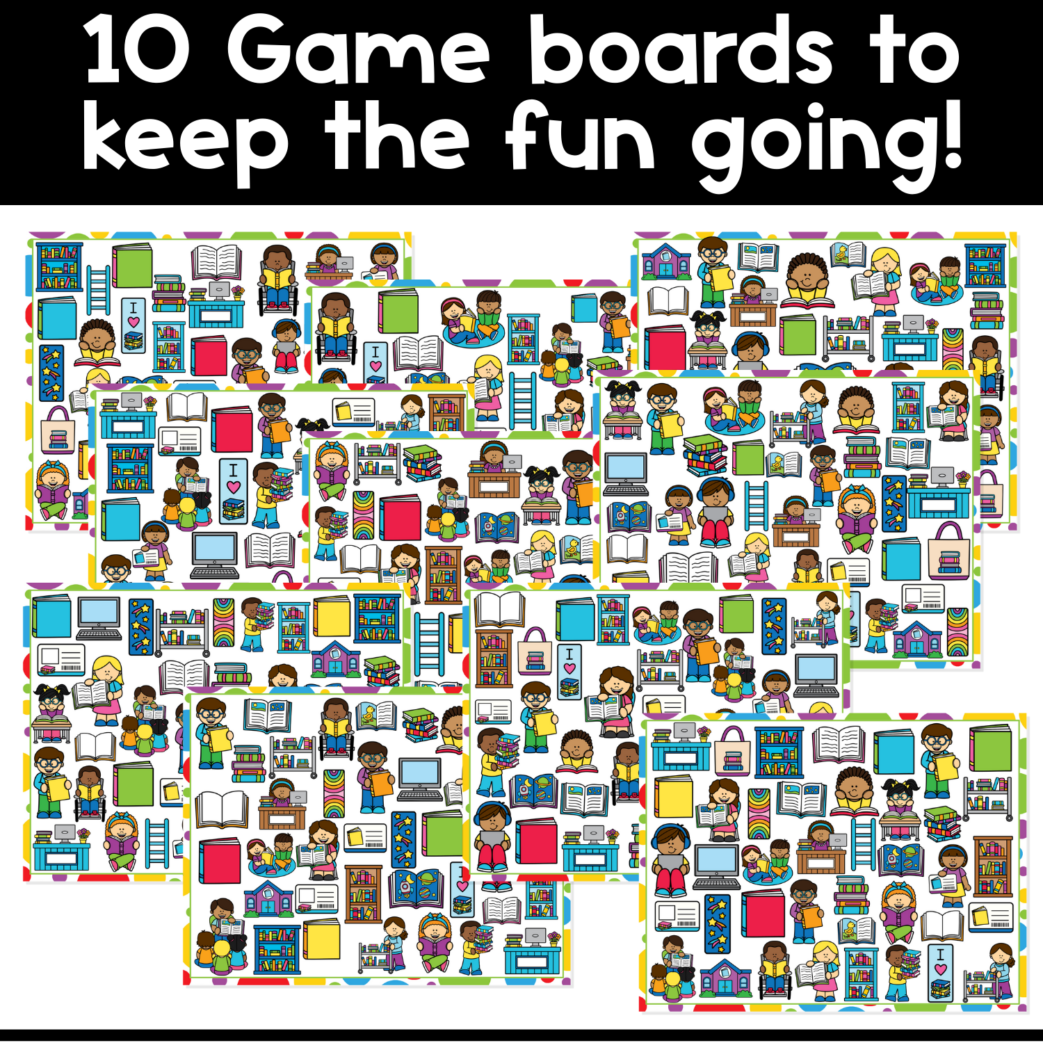 I Spy Board Game Librarian | Community Helpers Game | Sensory | Our Community
