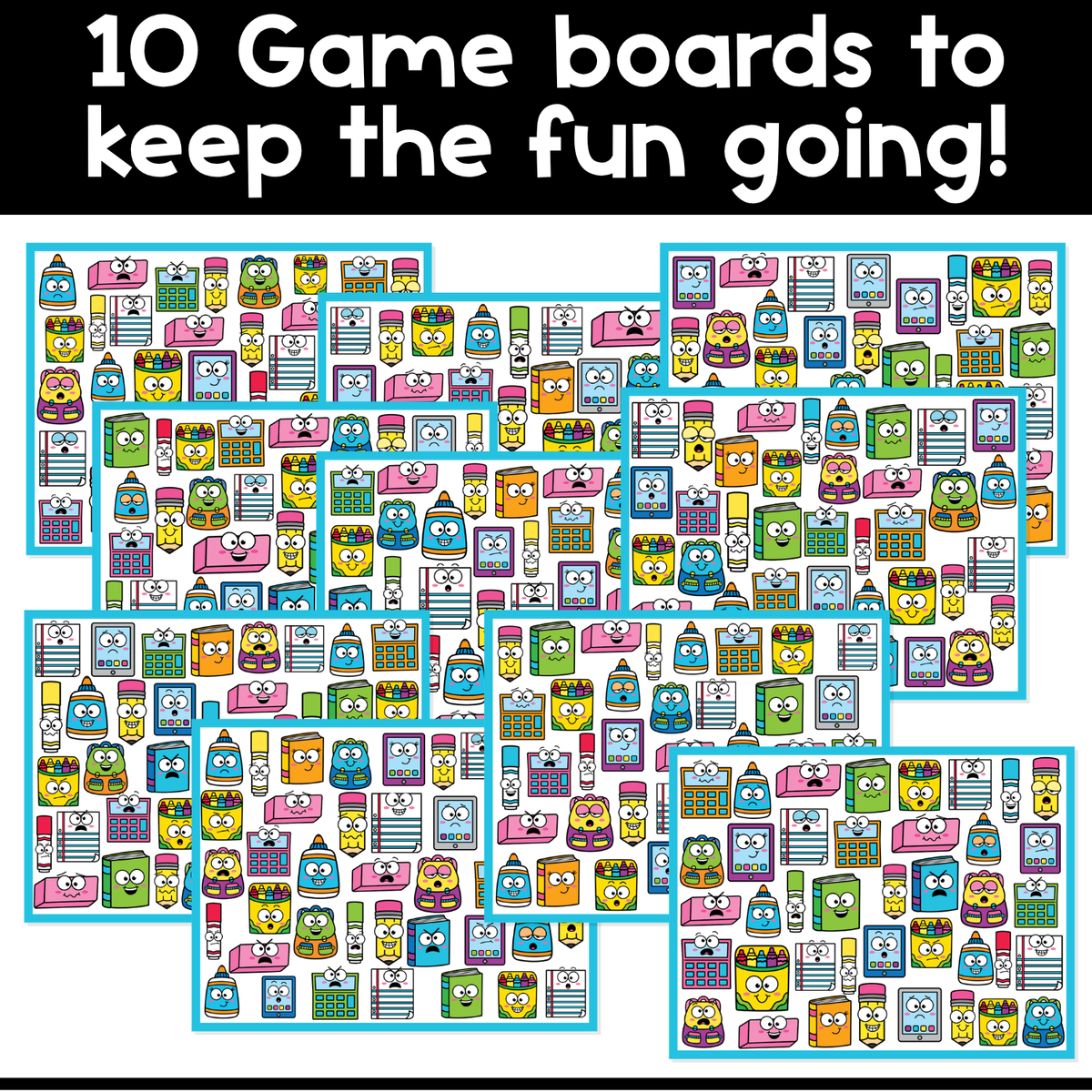 I Spy Board Game Back to School Emotion Identification | Social Emotional | I Spy