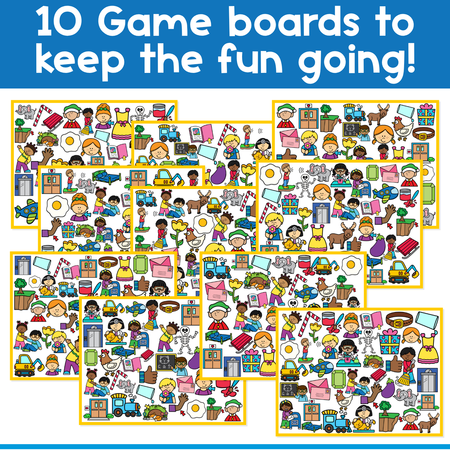 I Spy 'Flip' Board Game | Short Vowel /e/ | Articulation | Sensory