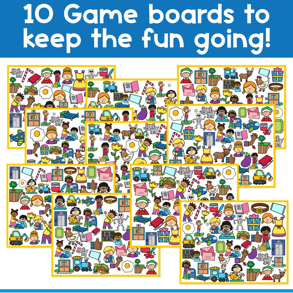 I Spy 'Flip' Board Game | Short Vowel /e/ | Articulation | Sensory