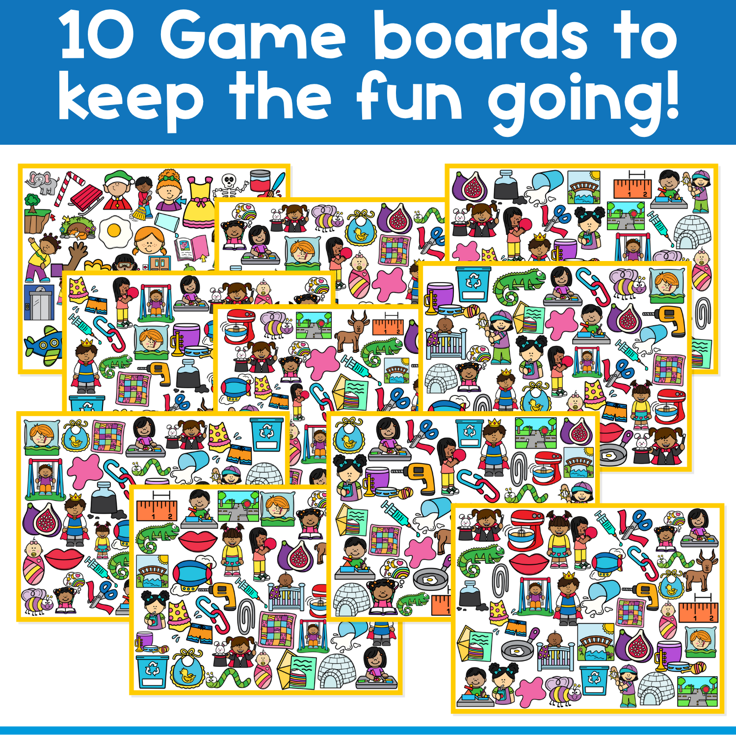 I Spy 'Flip' Board Game | Short Vowel /i/ | Articulation | Sensory