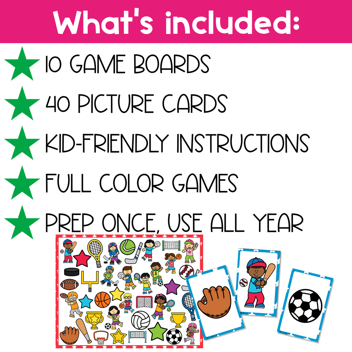 Spring Theme I Spy 'Flip' Board Game