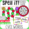 CVC, CCVC, CVCe Word Families Game Christmas Themed