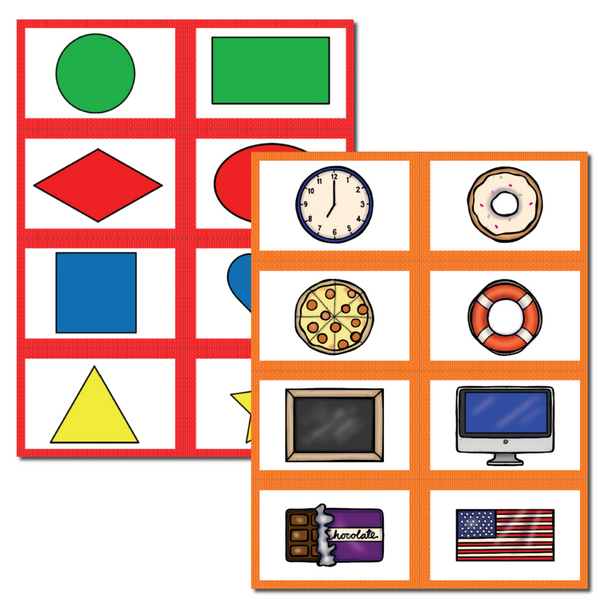 2D Shape "Slap-It!" Card Game Math Center