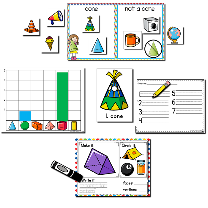 3D Shape Pack | Kindergarten Math