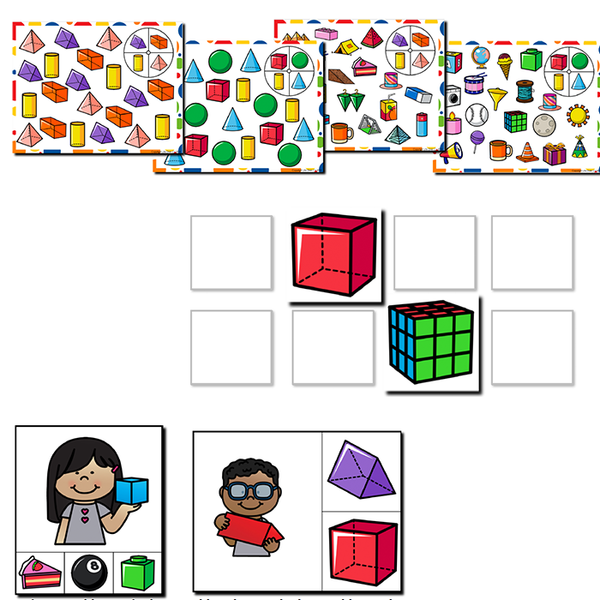 3D Shape Pack | Kindergarten Math