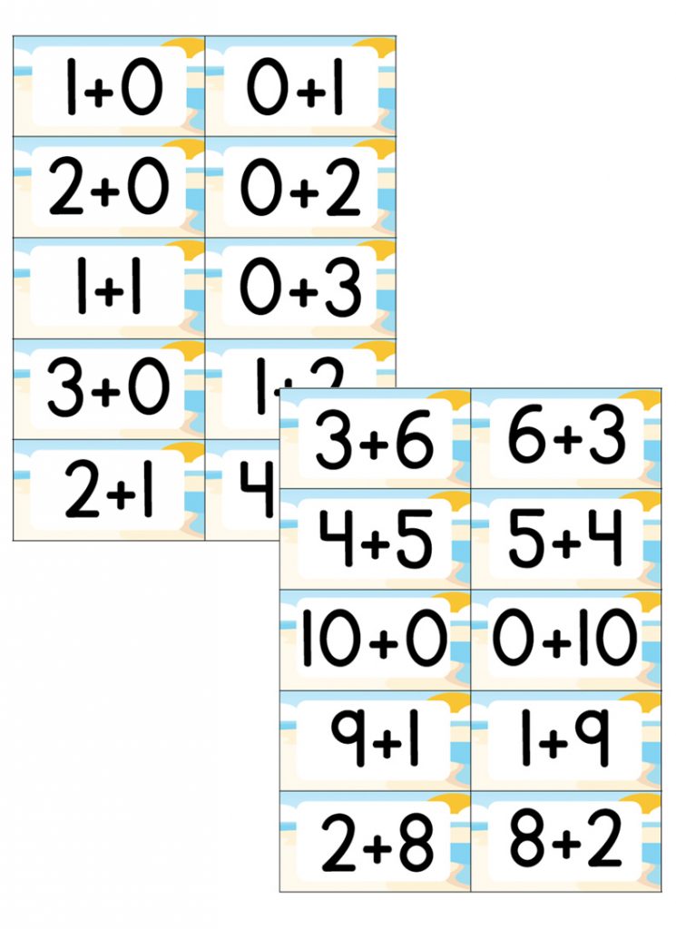 Have fun learning addition fact families with this super fun card game! This addition fact family game is based on the traditional game of Slap Jack and kids LOVE to play!