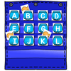 Alphabet Hide & Seek Pocket Chart Cards | Fish & Fishbowl Theme