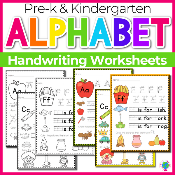 Alphabet Handwriting Printables & Centers