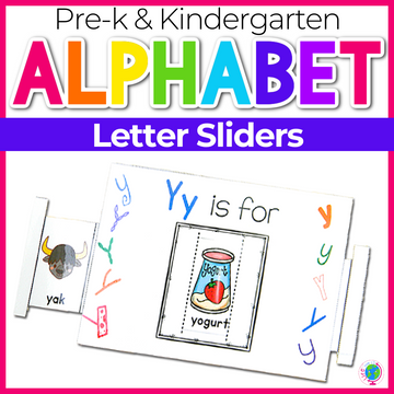 Alphabet Sliders: Printables and Centers