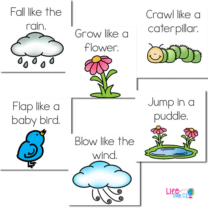 Brain Break Cube | Spring Theme