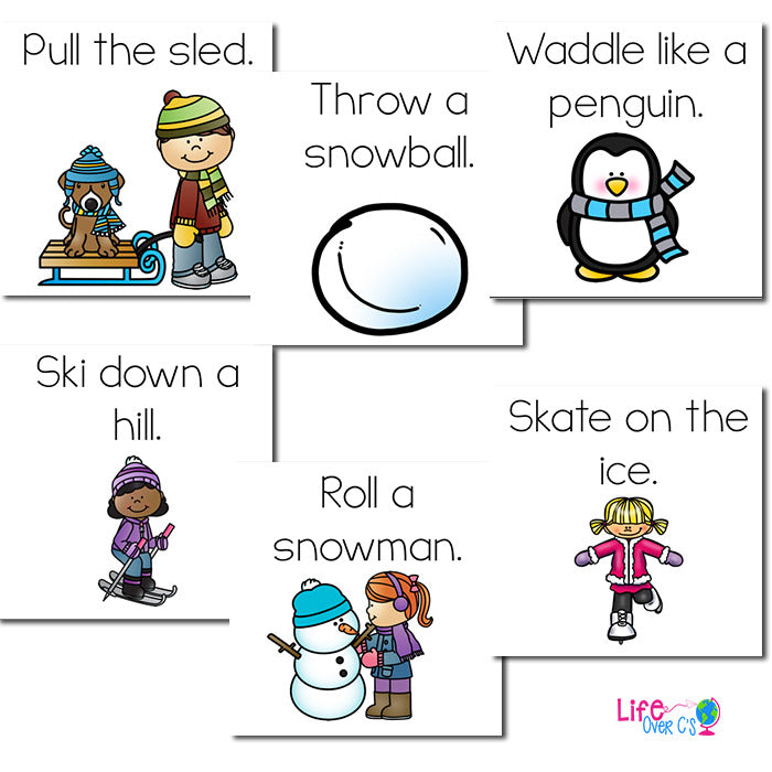 Brain Break Cube | Winter Theme