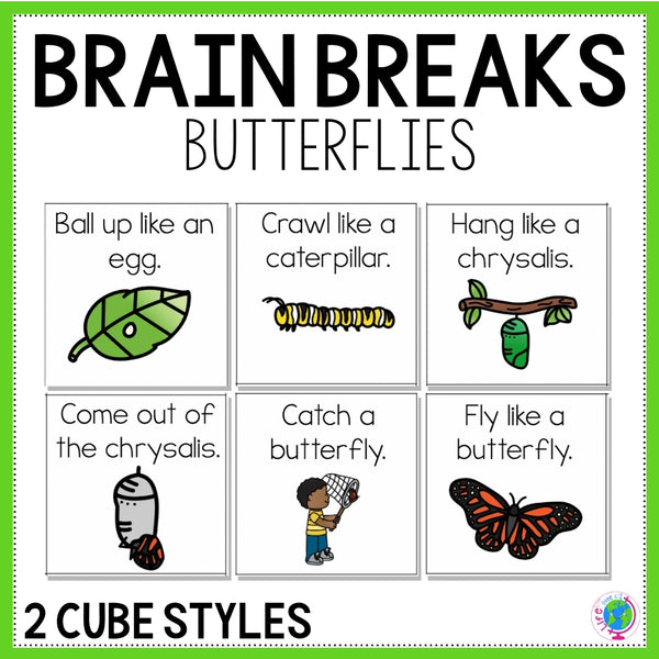 Gross Motor Brain Break Bundle: 30 Themes