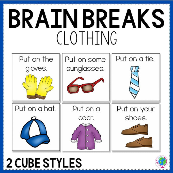 Gross Motor Brain Break Bundle: 30 Themes