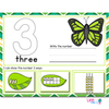 1-20 Butterfly Number Recognition Mats | Ten-frames, Array, Tally Marks