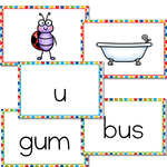 Short Vowel Card Game | CVC Words | Literacy Centers