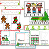 This Christmas Pre-K printable math and literacy bundle has over 37 hands-on centers for pre-k and kindergarten. Kids will love counting, using tracing cards, playing games and more!