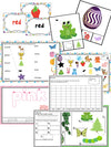 Learning colors has never been so fun! This Color Math and Literacy pack is FULL of activities!! Patterns, play dough, measurement, sorting, matching and MUCH more!!!