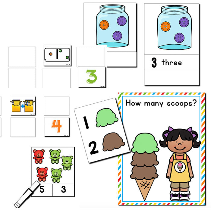 Combining Sets | Pre-K/Preschool Math Centers