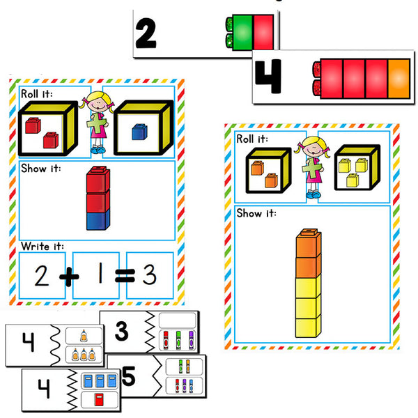 Combining Sets | Pre-K/Preschool Math Centers