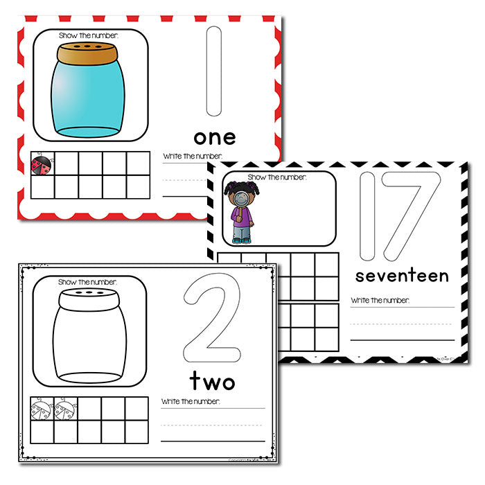 Bug Theme Numbers 1-20 Counting Activities | Counting to 20 | Math Centers