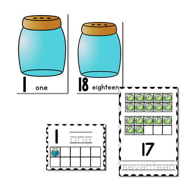 Bug Theme Numbers 1-20 Counting Activities | Counting to 20 | Math Centers