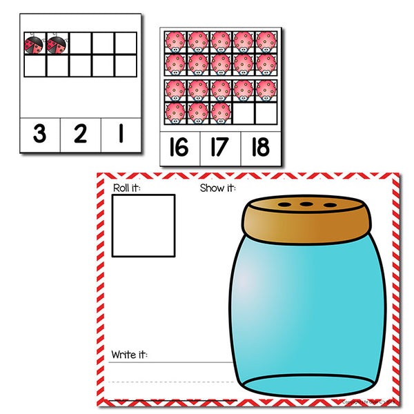 Bug Theme Numbers 1-20 Counting Activities | Counting to 20 | Math Centers