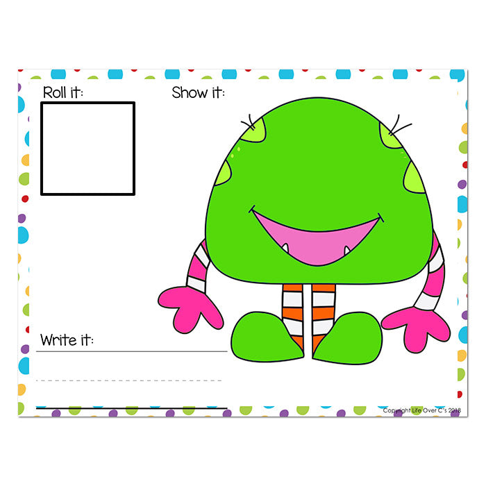 Silly Monster Numbers 1-20 Counting Activities | Counting to 20 | Math Centers