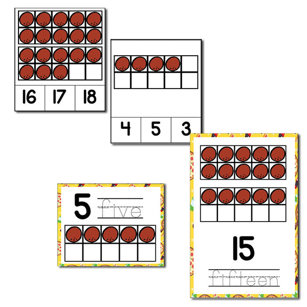 Pizza Theme Numbers 1-20 Counting Activities | Counting to 20 | Math Centers