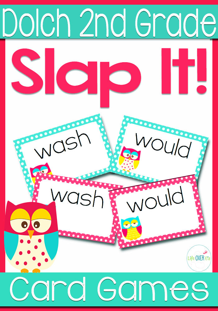 This sight word card game is a great way to learn the Dolch sight words for 2nd grade! Your kids won't even realize how much they are learning!