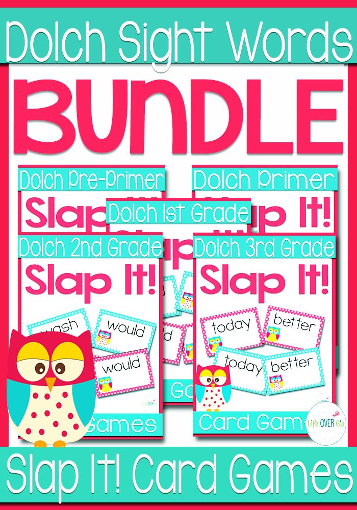 This sight word card game is a great way to learn the Dolch sight words for the pre-primer to 3rd grade levels! Your kids won't even realize how much they are learning!