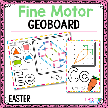 Fine Motor Mats for Easter | Geoboards