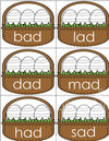 This CVC Word Baskets for Easter are so cute! Kids use the eggs to build CVC words in the baskets!