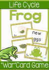 Your students will love learning about the frog life cycle as they play this card game! The Frog Life Cycle Sequencing card game is played like a game of "War", but uses the stages of the frog life cycle instead of numbers. Great for a life cycle unit!